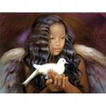 5D Teemantmaaling Ingel Baby Full Diamond Tikand Mosaiik Teemant Kodukaunistus 20X30CM