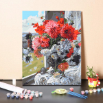 DIY Maalimine numbrite j&auml;rgi Hobid Kunst K&auml;sit&ouml;&ouml; Kodukaunistamine Numbrid Maalimine Digitaalne &otilde;limaal 40x50cm no frame