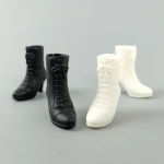 2 paari/partii Moodsad nukujalatsid Barbie-nuku saapad K&otilde;rge kontsaga papud Blythe nukukingade jaoks 1/6 BJD nukumaja tarvikud m&auml;nguasi must