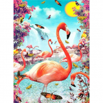 T&auml;iskandiline/&uuml;mmargune puur 5D DIY Teemantmaaling T&uuml;drukule Kolju Teemanttikandid Ristpistes Pilt kividest k&auml;sit&ouml;&ouml; kingitus Full Round 20X30CM punane