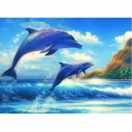 5D DIY Teemantmaali Loomad Ristl&otilde;ike komplektid T&auml;isruudukujuline &uuml;mmargune puur Teemantmosaiik Tikand Maastiku K&auml;sitsi valmistatud Kingitus Full Round 20X30CM punane