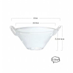 Kuumakindel klaasj&auml;&auml;tisekauss Puuvilja-juurviljasalatiga magustoidukauss k&auml;epidemega Kodukaunistusega lauan&otilde;ud