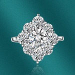 SACE GEMS Klassikaline vasesulamist tsirkoonist s&otilde;rmus Naiste ehted Pulmalubaduse peokingitus open roosa