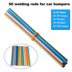 Elektrit&ouml;&ouml;riist-50 tk v&auml;rvilised plastist keevitusvardad kaitseraua remont PP PVC keevituspulgad jootmine