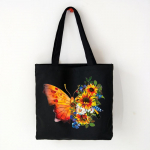 Ilusad Butterfly Print k&auml;ekotid Mood T&auml;iesti sobivad reisija kokkupandavad hoiukotid Rannakott Suure mahutavusega &otilde;lakotid