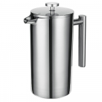 French Press 304 roostevabast terasest termiline kohvimasin teekeetja 800 ml 3 filtrit p&otilde;lemisvastase k&auml;epidemega roostekindel kohvipress h&otilde;be