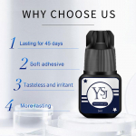 Poolp&uuml;siv tugev ripsmekleep kiiresti kuivav pikendav ripsmeliim