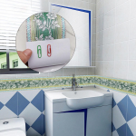 10 cm * 240 cm Isekleepuv roheline v&ouml;&ouml;joon dekoratiivne riba Vannitoa p&otilde;randaliistud p&otilde;randaplaadid veekindlad koorimispulga seinakleebis YX016