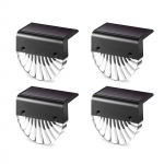 4 komplekti p&auml;ikesekaitse tara lampe 2 valgustusrežiimi IP65 veekindel aia seinavalgusti trepiastmelamp Cube sugar style 4 packs