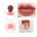 MANSLY Cute Mini Shape veekindel matt vedel huulepulk kauakestev mittenakkuv Cup huulel&auml;ige huulemeik 3g