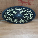 Keskaegne ehtne lahingus kantud Viking Shield - Knight Warrior Shield - LARP kingitus