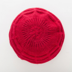 Naiste s&uuml;gistalv pluss paksendatud villane soe barett Jacquard triibuline kootud l&otilde;igatud m&uuml;ts OneSize punane