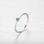 Naiste S925 h&otilde;bedane s&otilde;rmus Sterling h&otilde;bedane v&auml;rv Treasure Lihtsad h&otilde;beehted naiste s&otilde;rmused 6