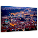 L&otilde;uenditr&uuml;kk Praha linna sillad 60x40 lilla