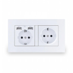 16A Euroopa standard Saksa USB seinapaneel varjatud topelt Euroopa topelt Euroopa standard Saksa standard voolupistikupesa B4