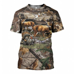 New Fashion Meeste hoodies 3D Prinditud t-s&auml;rk New Fashion Animal Hunting Duck Art t-s&auml;rk t-s&auml;rgid l&uuml;hikesed p&uuml;ksid varrukas Riietus Unisex 2XL