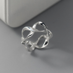 Foxanry &otilde;&otilde;nes geomeetriline mansetis&otilde;rmus naistele Minimalistlik Loominguline Elegantne Pulma Ehted Kingitused Hulgim&uuml;&uuml;k 17mm h&otilde;be