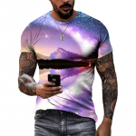 Suvised t&auml;histaeva graafilised t-s&auml;rgid unisex-moe 3D isiksusega tr&uuml;kitud l&uuml;hikeste varrukatega topid Hip Hop harajuku t&auml;navar&otilde;ivad meestele L