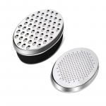 Juusturiiv toiduainete s&auml;ilitusn&otilde;u ja kaanega, juurviljapurustaja juustu-porgandi k&ouml;&ouml;giviljade jaoks must