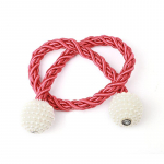 1 tk Magnetkardin sideme kinnitused Rihm P&auml;rl Rippuv Pall Lips Selg Pandla Trossihoidja Klamber Kardinad Aksessuaarid punane