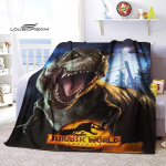 Jurassic Parki vooditekid Kodu Reisimine T&auml;iskasvanutele m&otilde;eldud flanelltekk diivanvoodi jaoks Elutoa diivan Lapsed Hoia soojas King-size 75x90cm