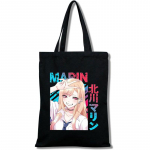 Moe-anime Minu dress-Up Kallis Marin Kitagawa Mehed Naiste Korduvkasutatav ostukott Multifilmitr&uuml;kk Keskkonnas&otilde;bralik l&otilde;uendist kandekott 24*26cm