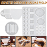 Kohvitass Coaster Mold Hoiuhoidik Kandik Tassi Mat Vaigu Epoks&uuml; valuvorm