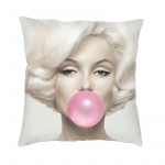 Popkunst Kuldne Warhol Monroe Marilyns Padjakatted Dekoratsioon 3D-prinditud toolipadja kate voodipesu Kontori padjaliist 30x30cm 12x12in