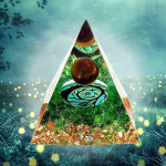 Orgonite p&uuml;ramiid elupuu Tiigrisilm