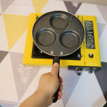 Nisu riisikivi Seitsme auguga pannkoogipann Home Mittenakkuv pann Omletipann 3 holes must