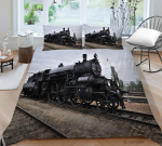 3D-autoprintimise voodipesu &uuml;he kaheinimesevoodi t&auml;issuuruses Cartoon vanaauto mustriga padjap&uuml;&uuml;r ja tekikate pestav ja mugav kodukaunistus UK Single 135x200cm
