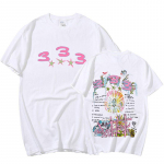 Rootsi Bladee 333 T-s&auml;rgid Skate Drain Gang Music Album Graafilise tr&uuml;kiga T-s&auml;rk Meeste l&uuml;hikeste varrukatega T-s&auml;rk Hip Hop t&auml;navar&otilde;ivad 2XL