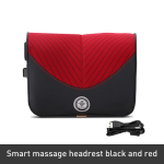 Auto kaelamassaažipadi nimmetugi padi autoistmele reisimine l&otilde;&otilde;gastus pea v&ouml;&ouml;toaaluse tugi m&auml;luvahust auto peatugi selg Massage-Black-Pillow black