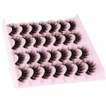 14 paari Wispy Mink Lashes kohevad silmaripsmed loomuliku v&auml;limusega kunstripsmed 14 Pairs must