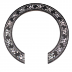 105 mm l&auml;bim&otilde;&otilde;duga lillemustriga kitarri heliaugu kleebis kitarri heliaugu ring h&otilde;be