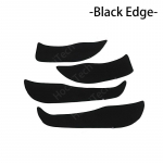 Protection Carpet Door Inside Guard Side edge cover Car Door Anti Kick Pad Sticker for Peugeot 301 2014-2017 Black Edge