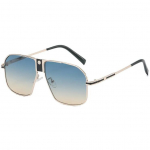 Vanad meeste p&auml;ikeseprillid Aviator Classic Shades Luksuslikud p&auml;ikeseprillid ja stiilsed moodsad suure pilootraamiga &uuml;lisuured gradientl&auml;&auml;tsed sinine