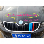 3D Car Styling esiv&otilde;red Trim Sport Strips Cover Motorsport kleebis Skoda Rapid Spaceback / Rapid / Octavia A7 2015 jaoks FOR Octavia 15-16