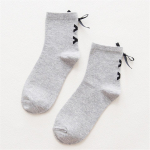 Naiste br&auml;nd Basic Sokid Igap&auml;evased sokid &Uuml;hev&auml;rvilised kamm Puuvill Harajuku T&uuml;druku vabaaja sokid Kvaliteetsed valge