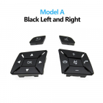 Auto rooliratta men&uuml;&uuml;juhtimisl&uuml;liti nupp Mercedes BENZ C E A GLK klassi W204 X204 W212 W156 W246 W207 W117 jaoks W204 A Black
