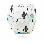 6 kihti veekindlad korduvkasutatavad puuvillased beebitreeningp&uuml;ksid v&auml;ikelaste l&uuml;hikesed p&uuml;ksid aluspesu riidest beebim&auml;hkmed m&auml;hkmed alusp&uuml;ksid m&auml;hkmevahetus 100 yards [16-26 kg]