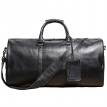 Meeste reisikott Ehtsast nahast vabaaja k&auml;sipagasi kott Suure mahutavusega spordikott &otilde;latasku 18-tollise s&uuml;learvuti jaoks 55cm must