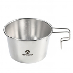 600 ml roostevabast terasest Sierra Cup v&auml;ljas matkamiseks matkamiseks seljakotipiknikuks 600ml