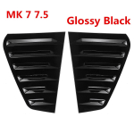 2 tk auto tagaakna luugi kaane &auml;&auml;ris, aknaluukide k&uuml;lgmised &otilde;hutusavad GOLF 7 GOLF 7.5 MK7/7.5 GTI GTD R 2014- jaoks Glossy Black