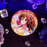 Take On Me tegelaskuju ujumistrikoo pross, anime pross, kollektsiooni kaunistus.