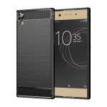 Sony Xperia XA1 XA2 XA3 Ultra Plus L1 L2 L3 Pro-i silikoon&uuml;mbrise luksuslik s&uuml;sinikkiust kate Xperia XZ1 XZ2 Compact XZ3 XZ5 jaoks Xperia XA1 must