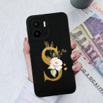 Xiaomi Redmi A1+ A2+ Plus 10C 12C 11A 9A 8A Pro &uuml;mbrise tagakaas Matt P&otilde;rutuskindel pehme silikoon kandiline telefonikotid Lilled Kirjad Redmi kaitseraua jaoks Redmi 9C