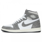 Air Jordan 1 Retro High OG Washed Black Unisex tossud Hall Tulepunane Hele Suitsuhall DZ5485-051 35.5