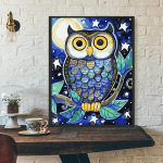 5D DIY Teemantmaalide &Ouml;&ouml;kulli ristpiste komplekt Mosaiik Teemanttikandid Roos T&auml;isringi kandiline puur Kodukaunistus Round 30x40cm