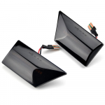 J&auml;rjestikku vilkuv LED suunatule d&uuml;naamiline vilkur 93192381 93192382 Opel Vectra C Signumile 2003-2008 2PCS Dynamic Black